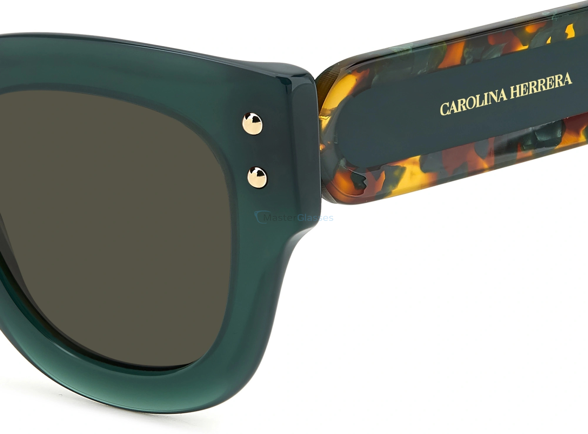 Солнцезащитные очки CAROLINA HERRERA HER 0222/S ACK Green Green Havana