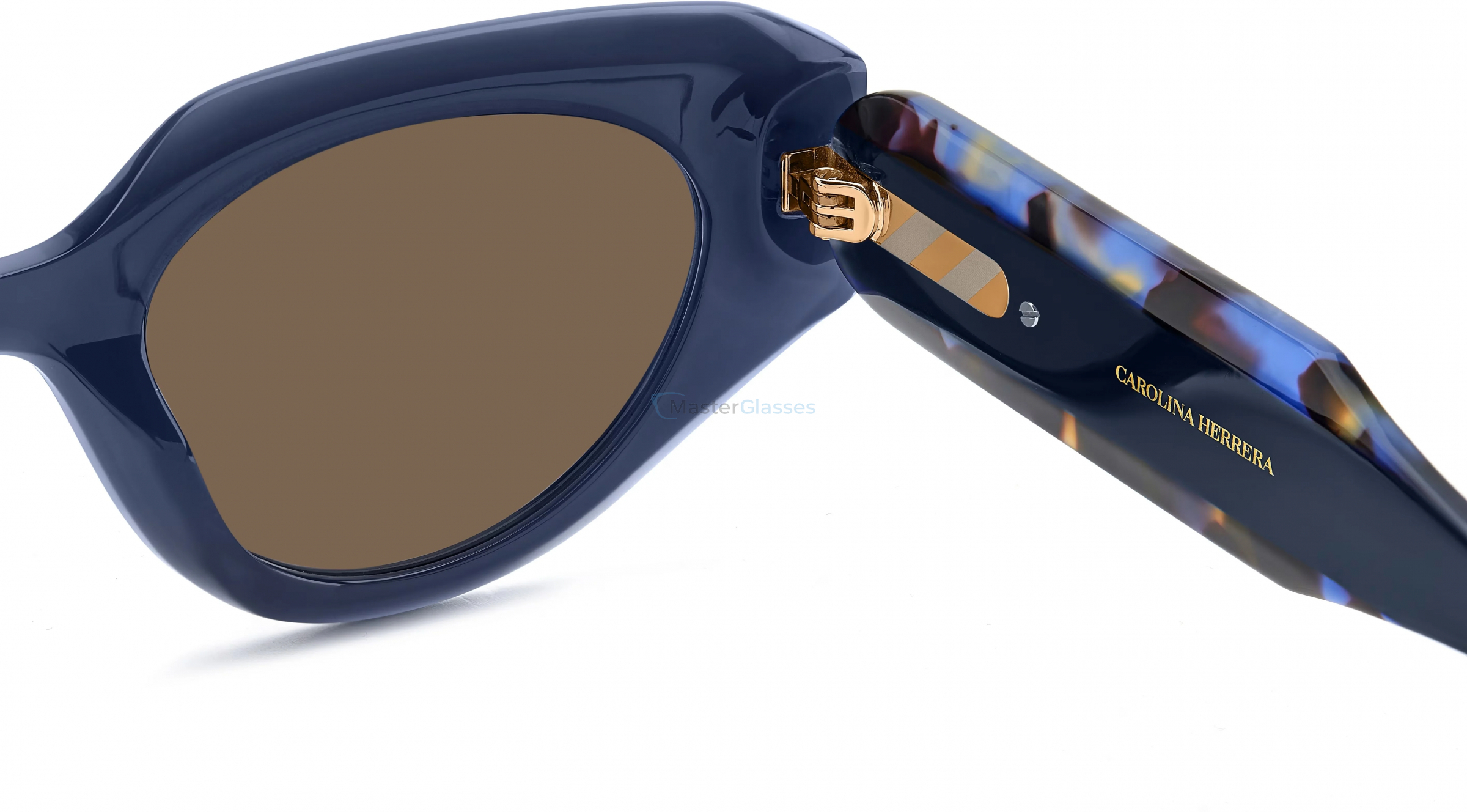 Солнцезащитные очки CAROLINA HERRERA HER 0221/G/S XP8 Blue Havana Blue