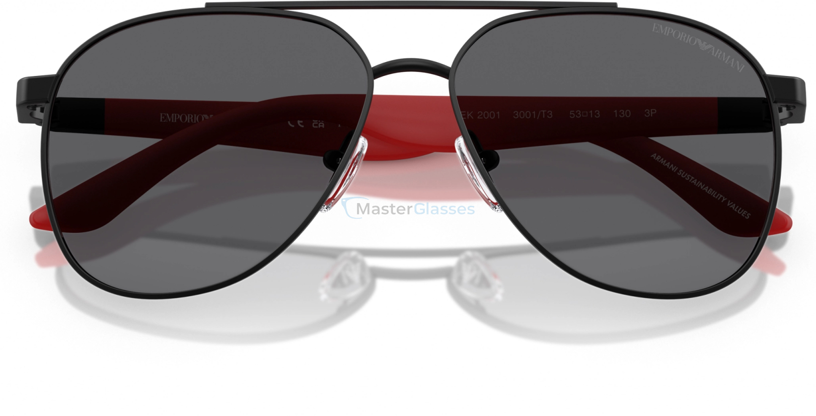 Детские солнцезащитные очки Emporio Armani EK2001 3001T3 Black