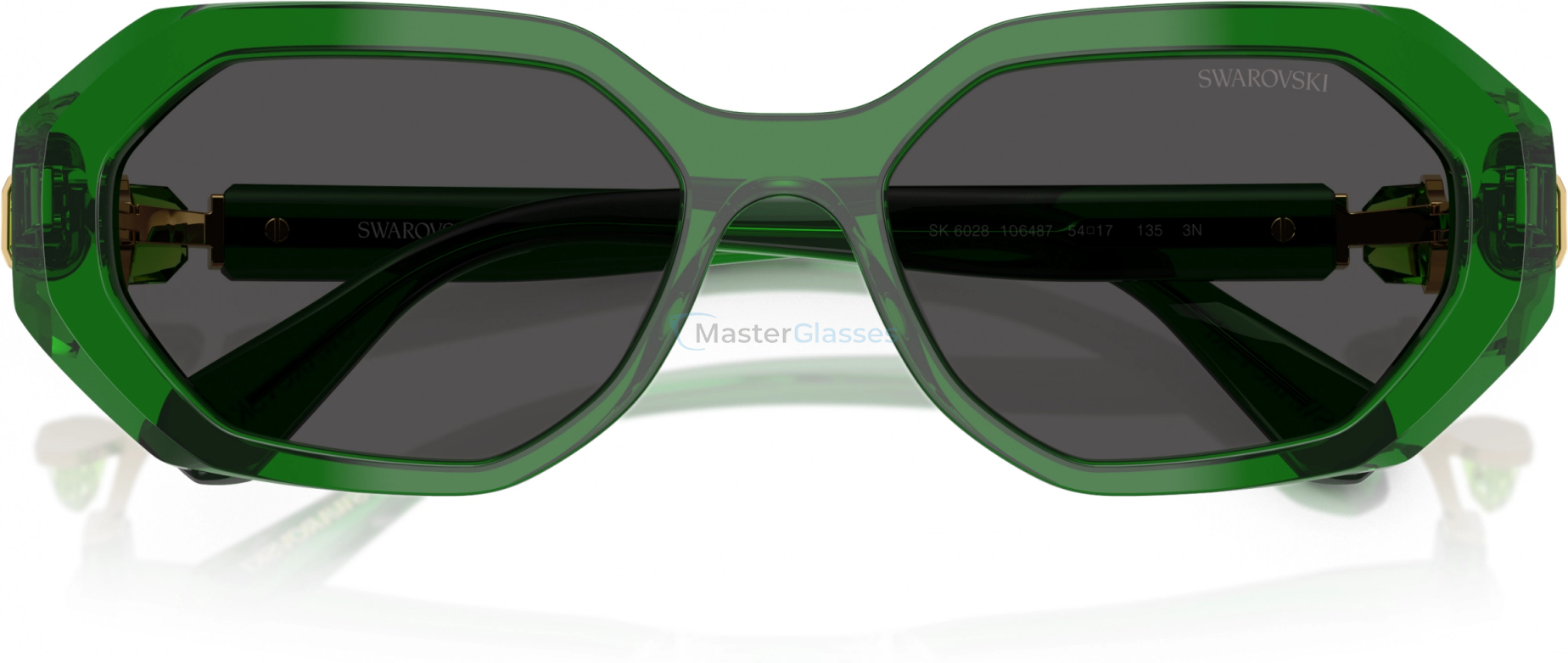 Солнцезащитные очки Swarovski SK6028 106487 Green
