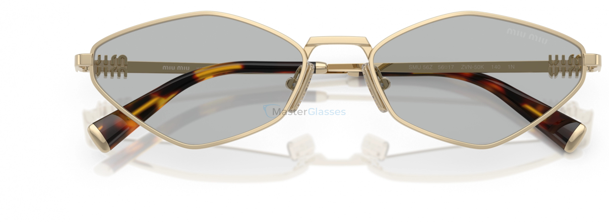 Солнцезащитные очки Miu Miu MU 56ZS ZVN50K Gold