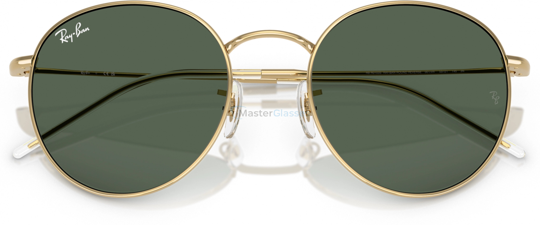 Солнцезащитные очки Ray-Ban ROUND REVERSE RBR0103S 001/VR Gold