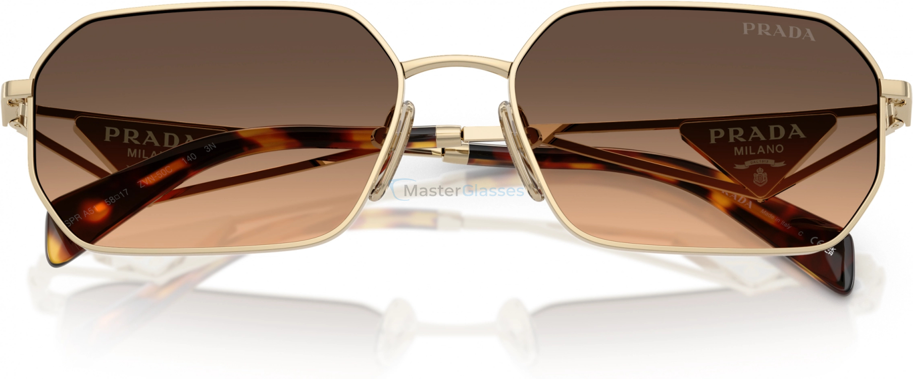 Солнцезащитные очки Prada PR A51S ZVN50C Gold