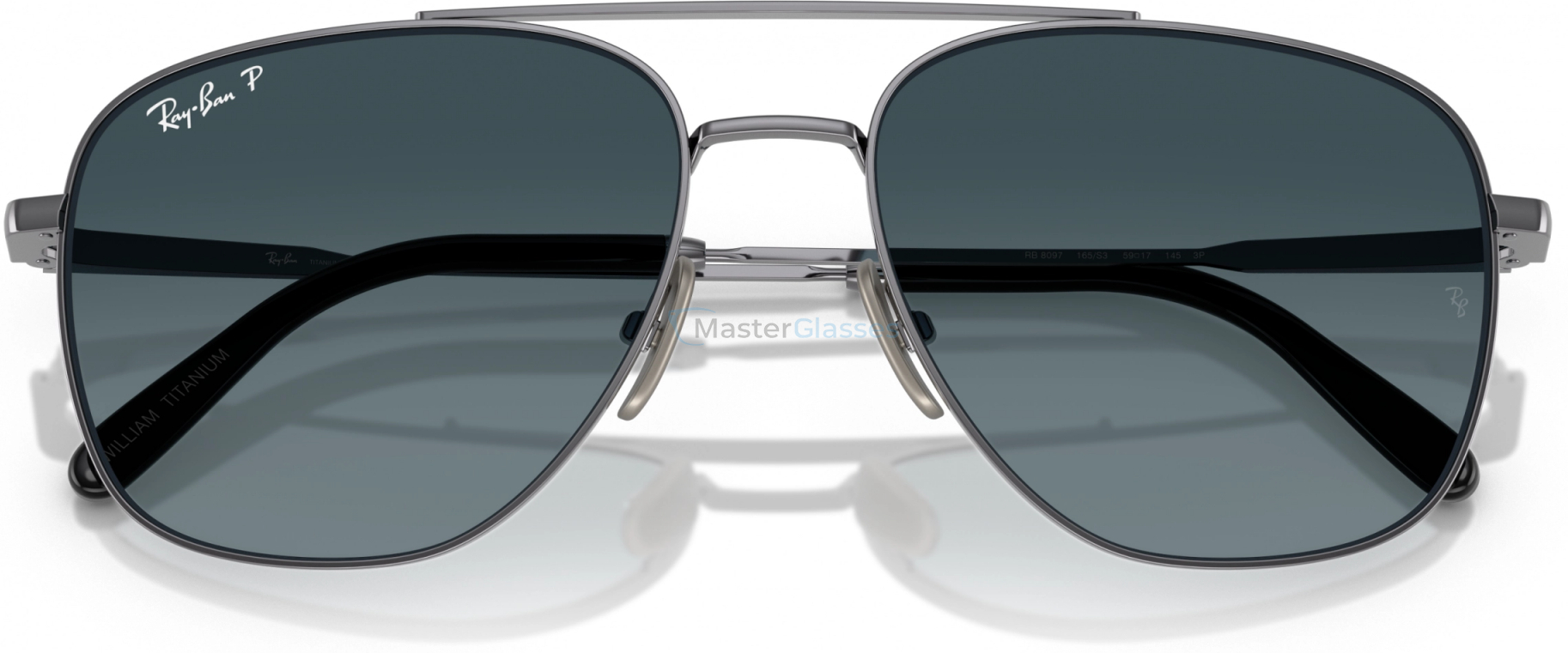 Солнцезащитные очки Ray-Ban WILLIAM TITANIUM RB8097 165/S3 Grey