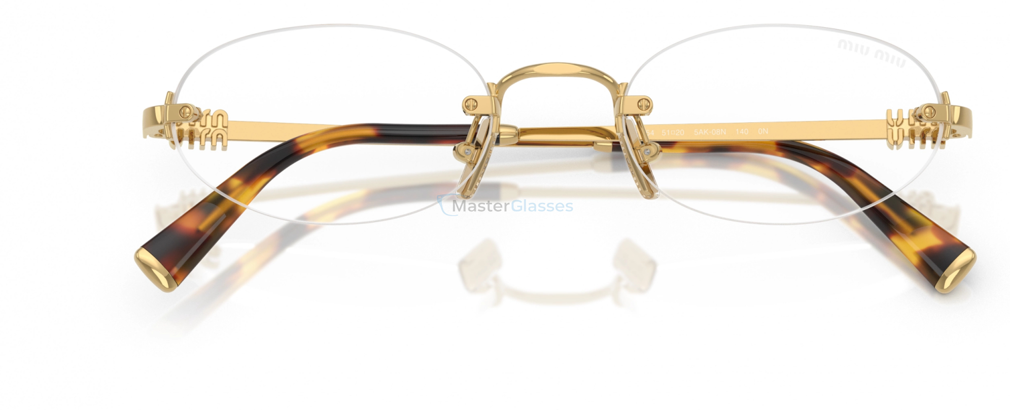 Солнцезащитные очки Miu Miu MU A54S 5AK08N Gold