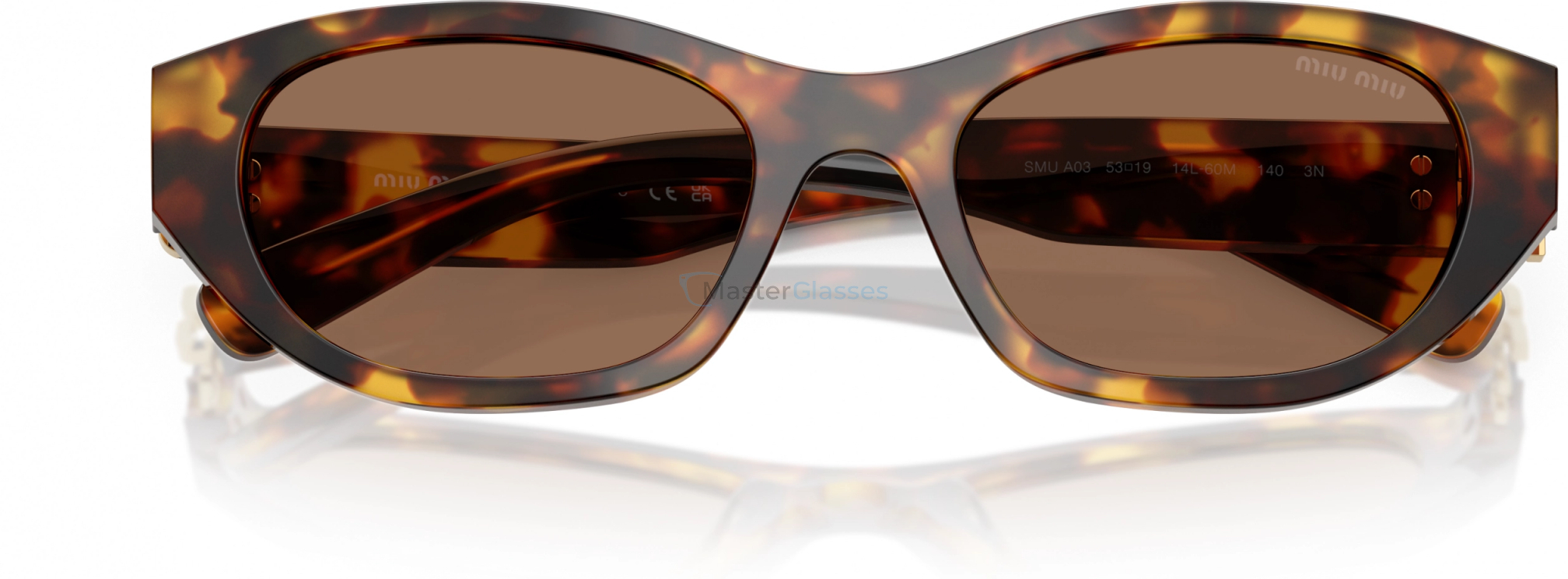 Солнцезащитные очки Miu Miu MU A03S 14L60M Tortoise