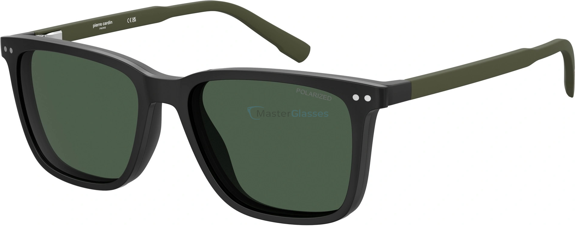 Оправа с солнцезащитным клипоном PIERRE CARDIN P.C. 6280/CS 3OL Matte Black Green