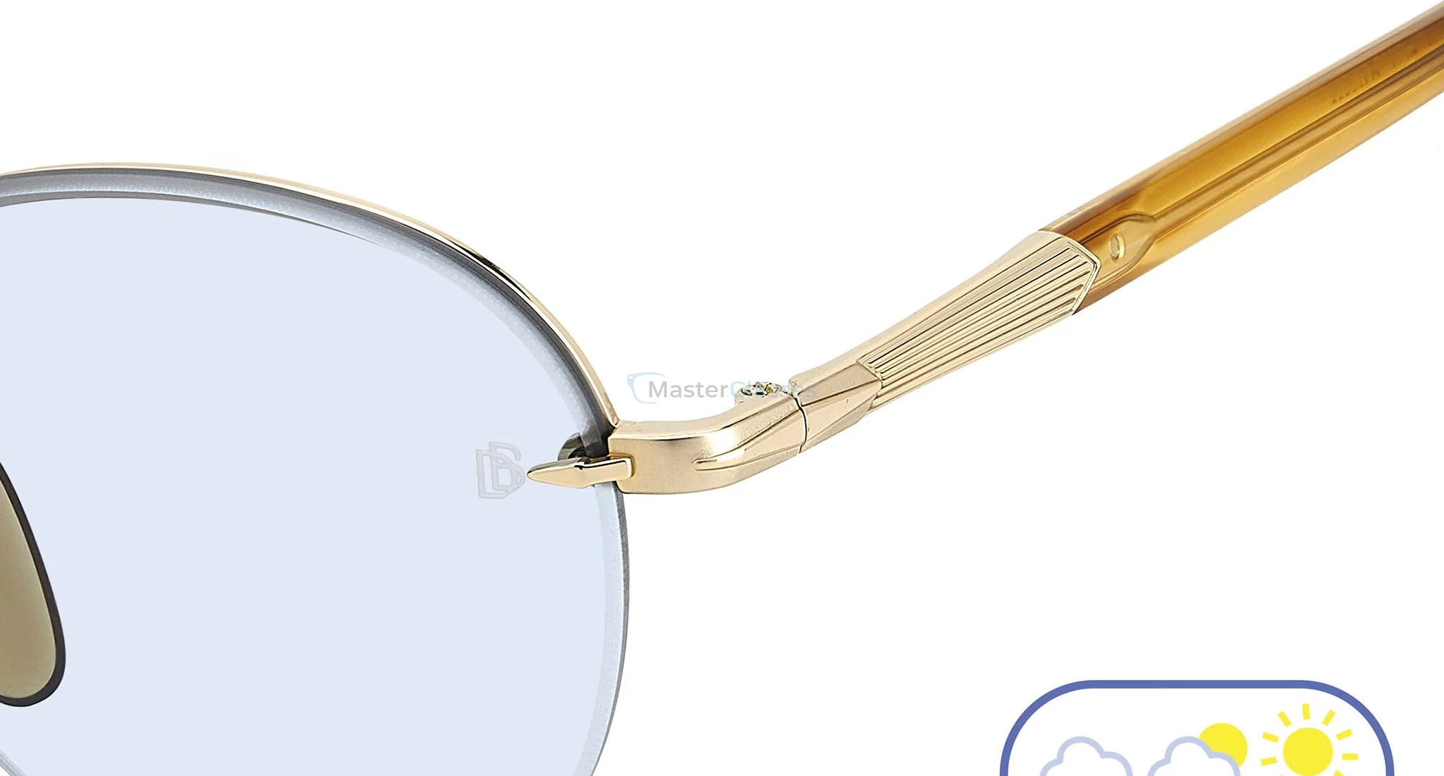 Солнцезащитные очки (фотохромные) DAVID BECKHAM DB 1173/S T5U Gold Brown Horn