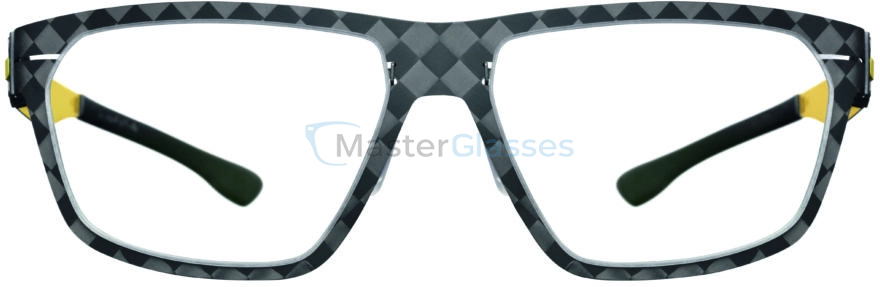 Оправа Ic! Berlin AMG 14 Median Night Graphite-Yellow Black RX-Clear (AR) FLX