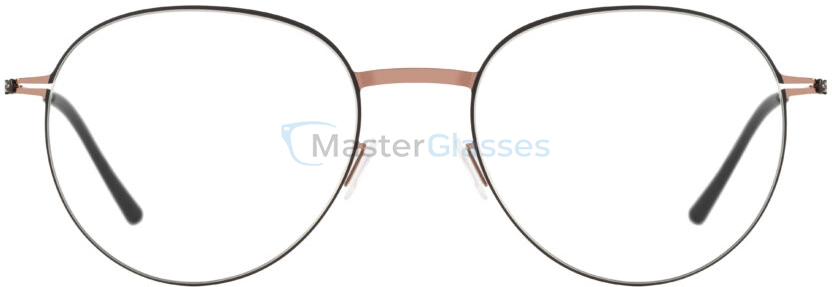 Оправа Ic! Berlin Ove Shiny Copper-Black Circle RX-Clear Silk Pure
