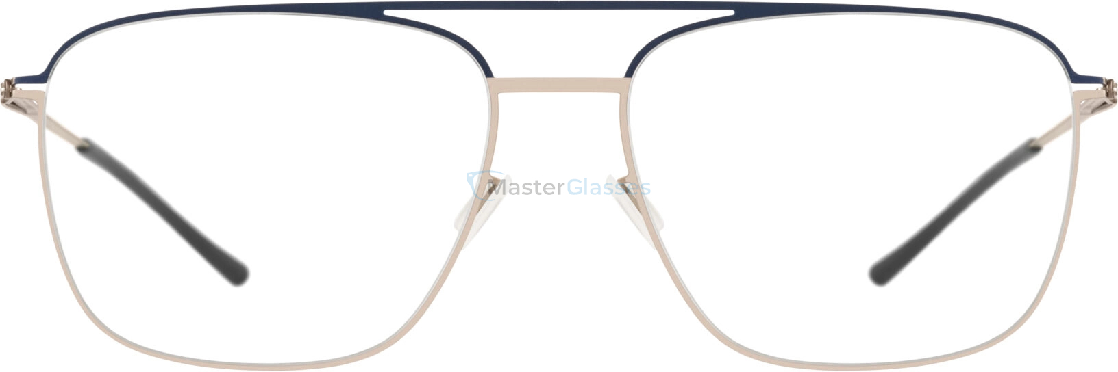 Оправа Ic! Berlin Wes Bronze-Dark Navy Pop Marine Blue RX-Clear Silk Pure
