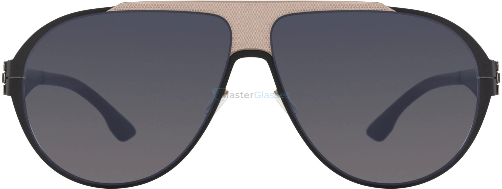 Солнцезащитные очки Ic! Berlin Carson Black Matt-Bronze Mesh Black to Grey Donnerstag