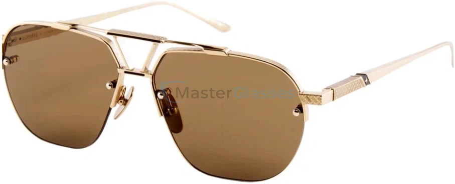 Солнцезащитные очки Leisure Society Lumiere 18K GOLD Brown Gradient Lens