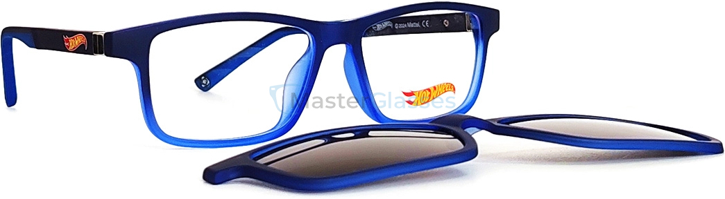 Детская оправа с солнцезащитным клипоном HOT WHEELS HWCL006 NAVY