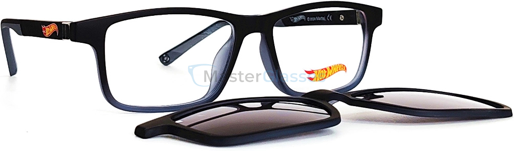 Детская оправа с солнцезащитным клипоном HOT WHEELS HWCL006 GREY