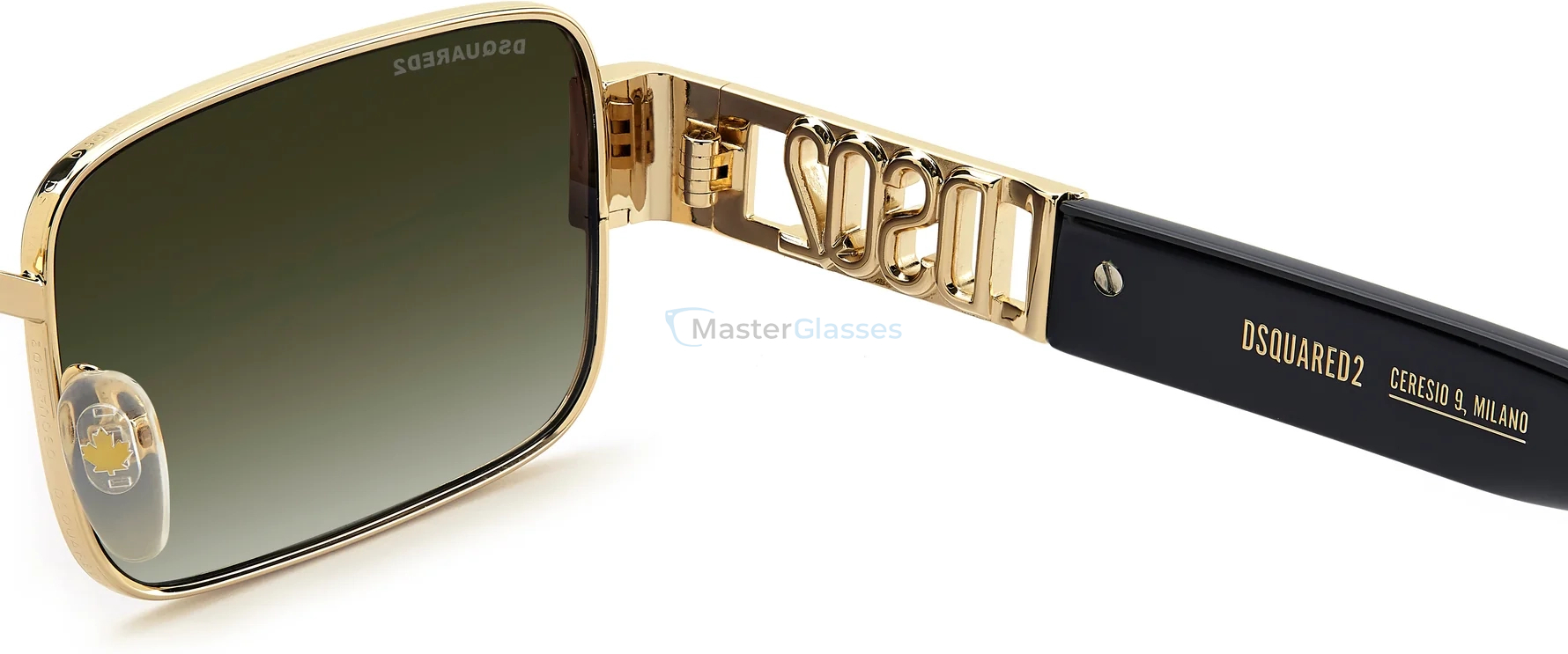 Солнцезащитные очки DSQUARED2 D2 0156/S 0NZ MATTE GOLD BLACK