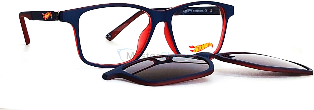 Детская оправа с солнцезащитным клипоном HOT WHEELS HWCL005 NAVY