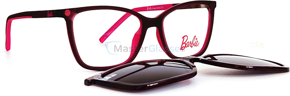 Детская оправа с солнцезащитным клипоном Barbie BBCL006BRG BRG