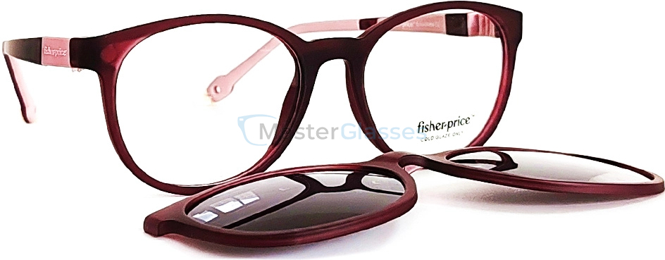 Детская оправа с солнцезащитным клипоном Fisher-Price FPCL006 PLM 50-17-130