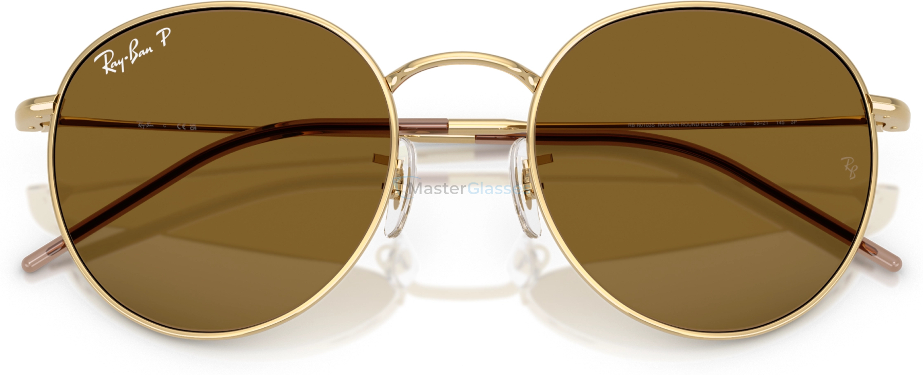 Солнцезащитные очки Ray-Ban ROUND REVERSE RBR0103S 001/83 Gold