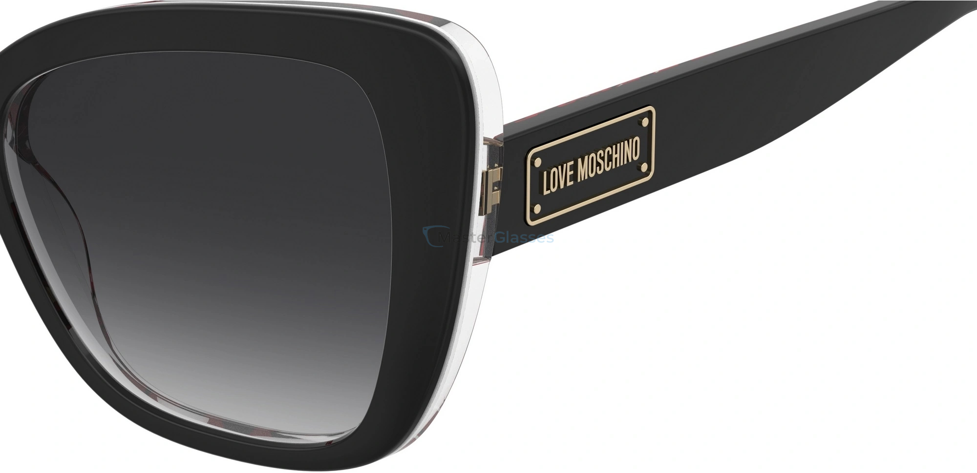 Солнцезащитные очки MOSCHINO LOVE MOL083/S UYY BLACK PATTERN RED