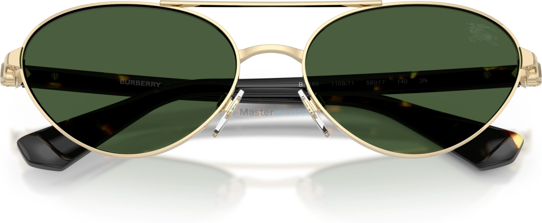 Солнцезащитные очки Burberry BE3165 110971 Gold