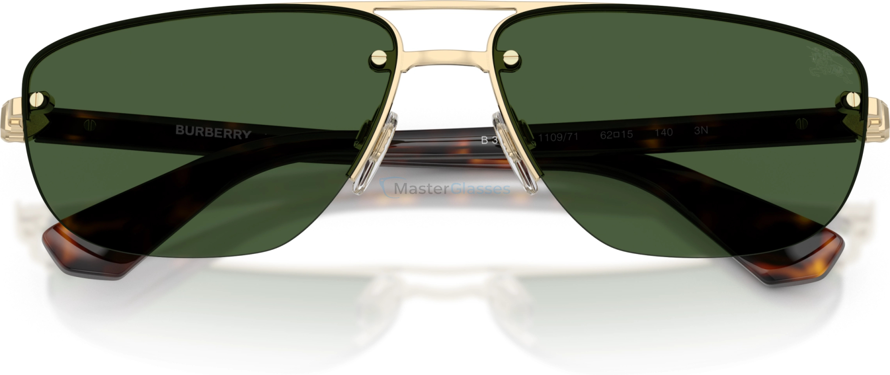 Солнцезащитные очки Burberry BE3164 110971 Gold