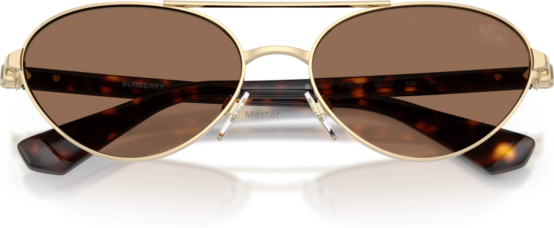 Солнцезащитные очки Burberry BE3165 110973 Gold