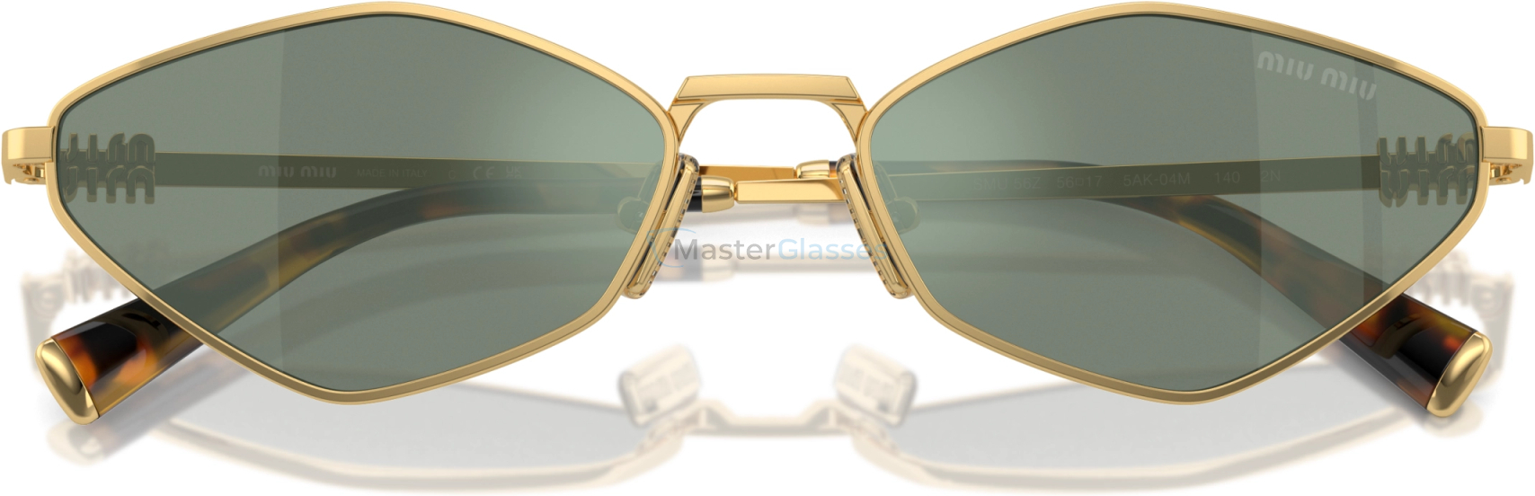 Солнцезащитные очки Miu Miu MU 56ZS 5AK04M Gold