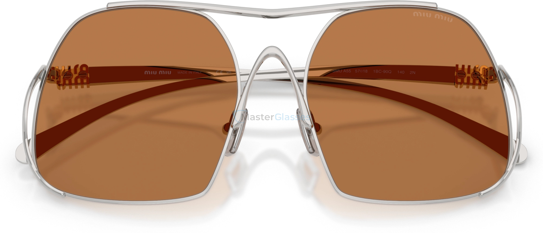Солнцезащитные очки Miu Miu MU A55S 1BC90Q Silver