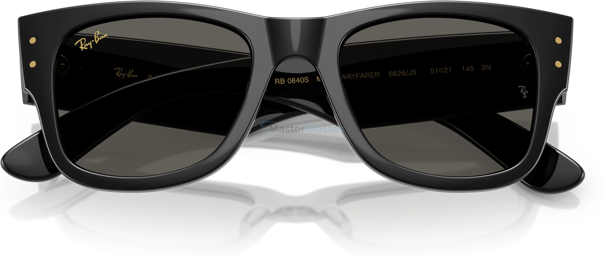 Солнцезащитные очки Ray-Ban MEGA WAYFARER RB0840S 6826J5 Black
