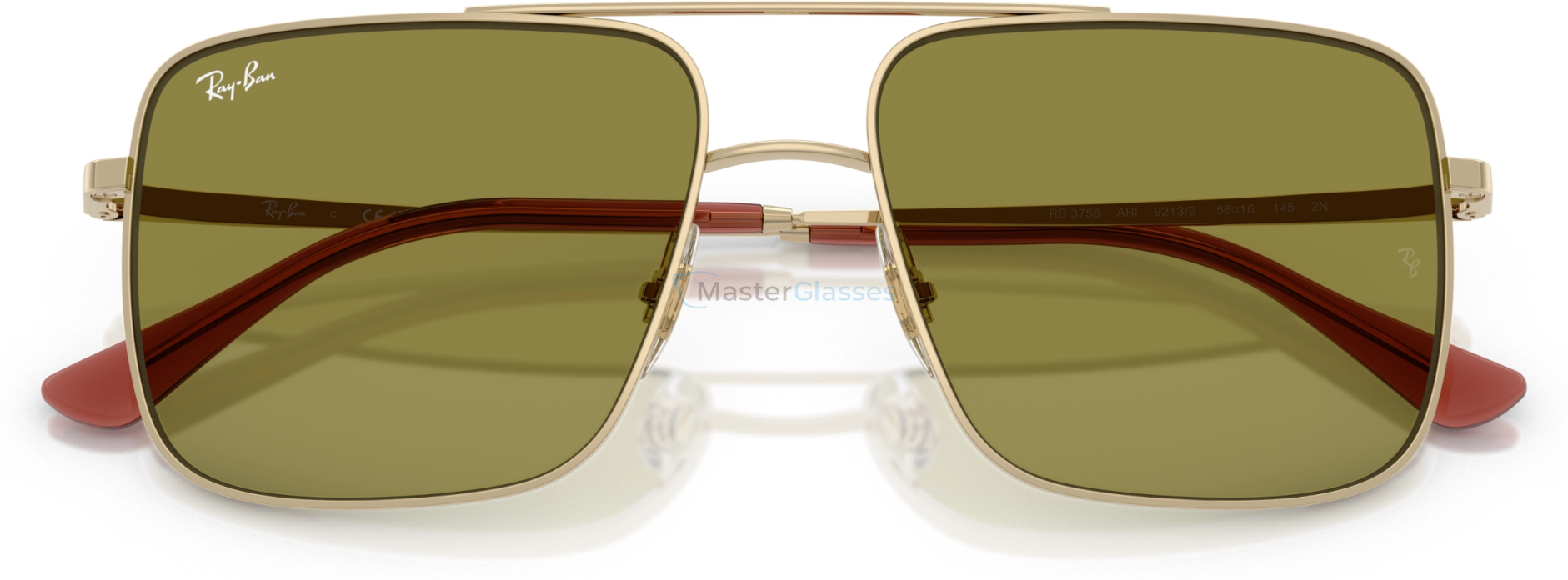 Солнцезащитные очки Ray-Ban ARI RB3758 9213/2 Gold
