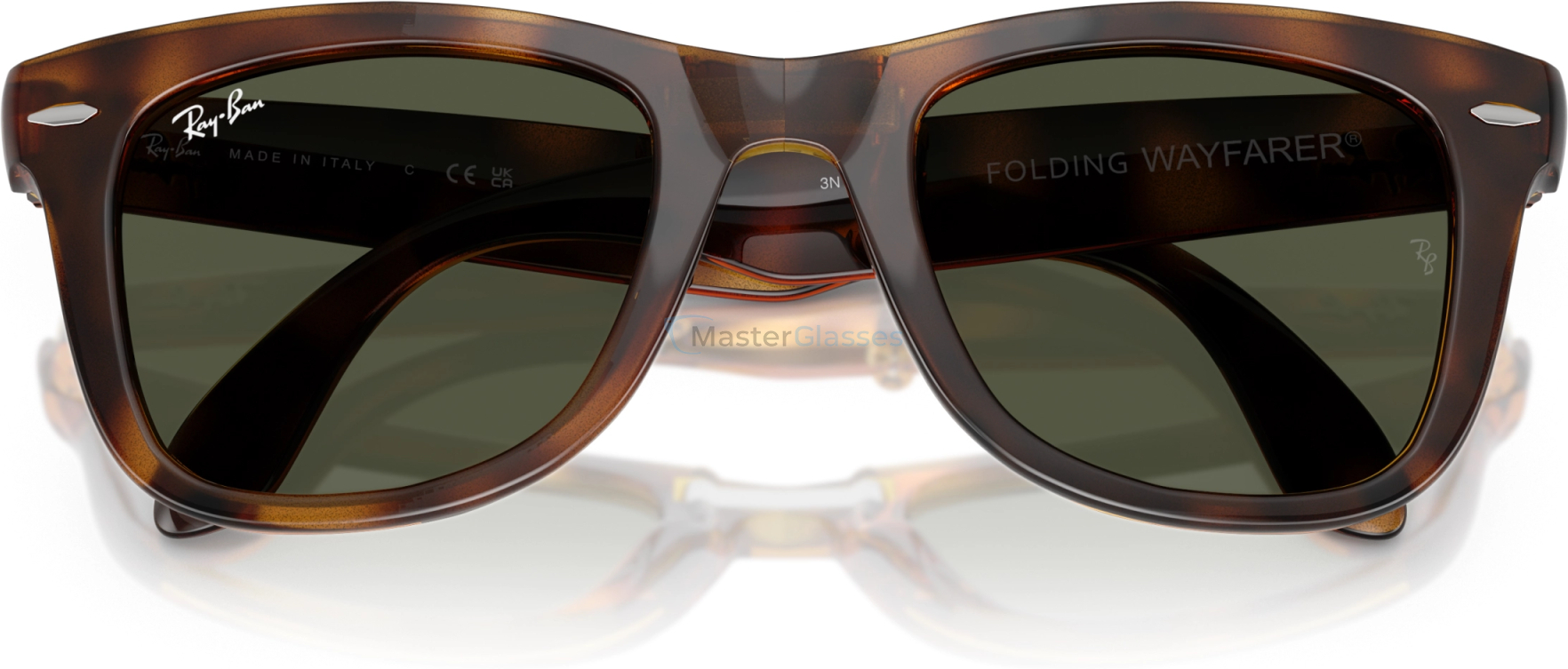Солнцезащитные очки Ray-Ban FOLDING WAYFARER RB4105 710/31 Tortoise