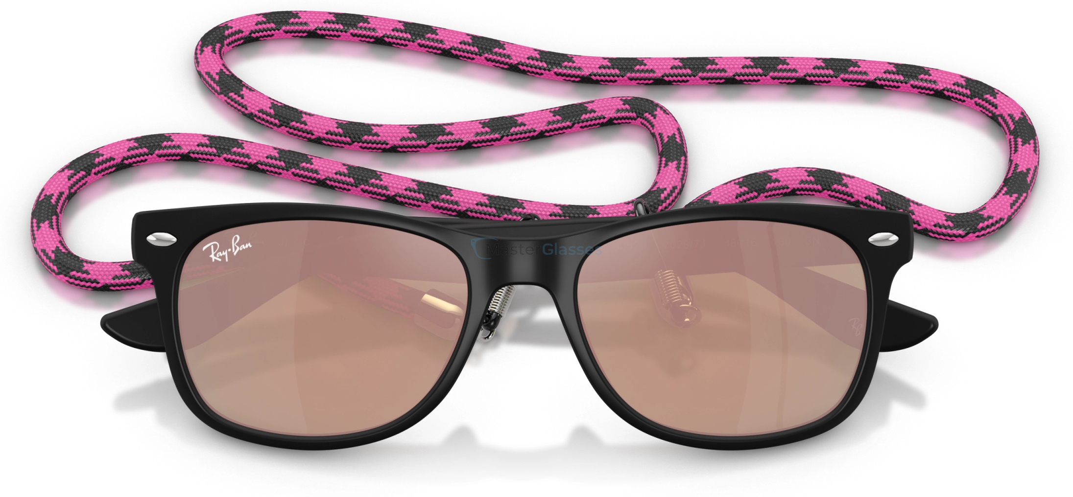 Детские солнцезащитные очки Ray-Ban JUNIOR WAYFARER RJ9052S 70287J Black