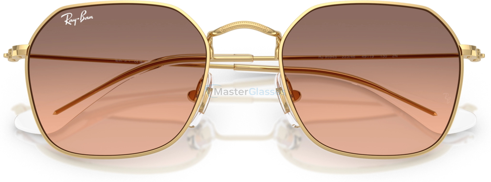 Детские солнцезащитные очки Ray-Ban RJ9594S 223/46 Gold