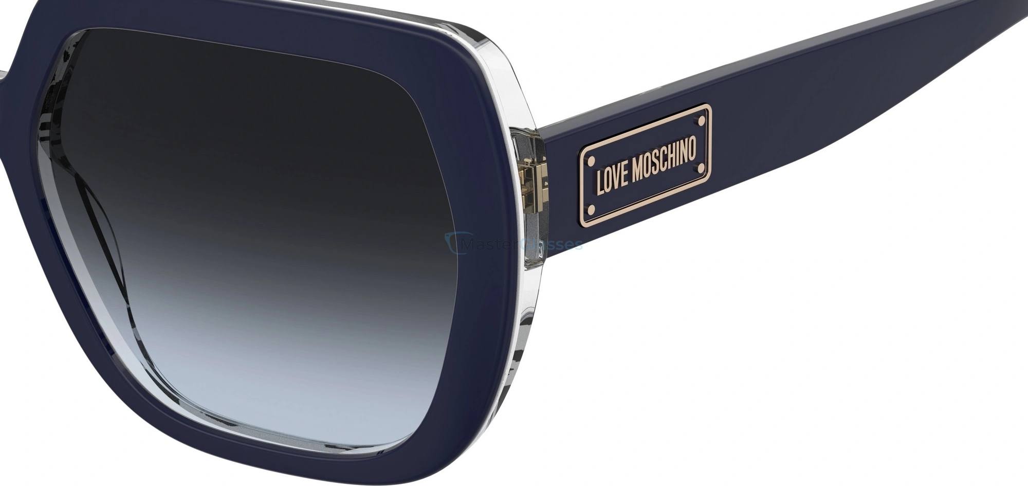 Солнцезащитные очки MOSCHINO LOVE MOL082/S 07W Blue Pattern Grey