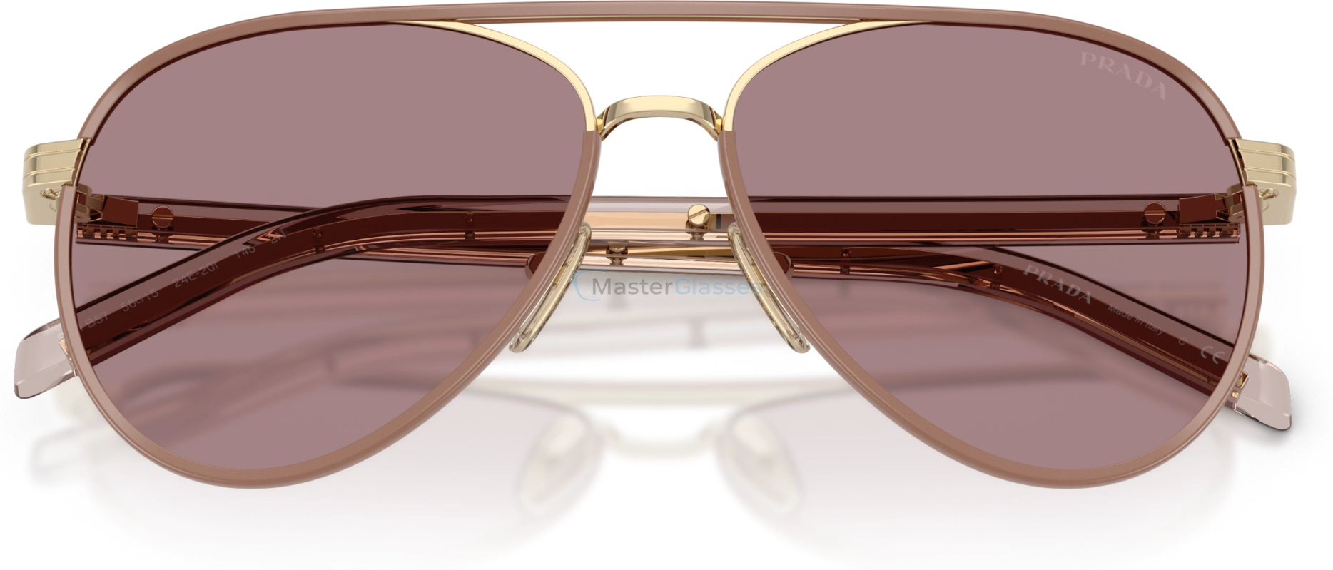Солнцезащитные очки Prada PR B57S 24E20I Gold