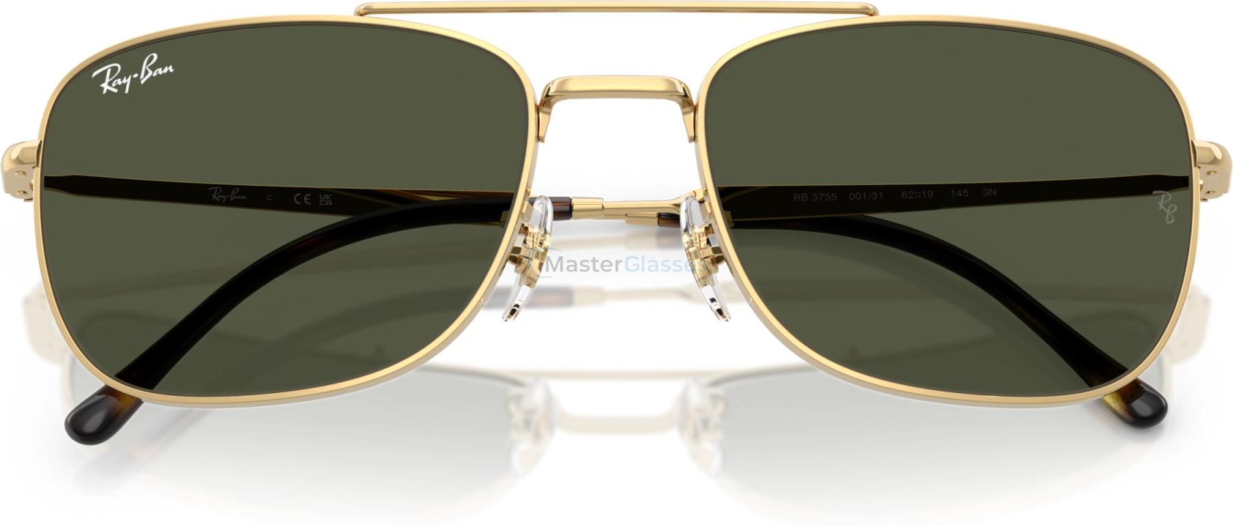 Солнцезащитные очки Ray-Ban RB3755 001/31 Gold