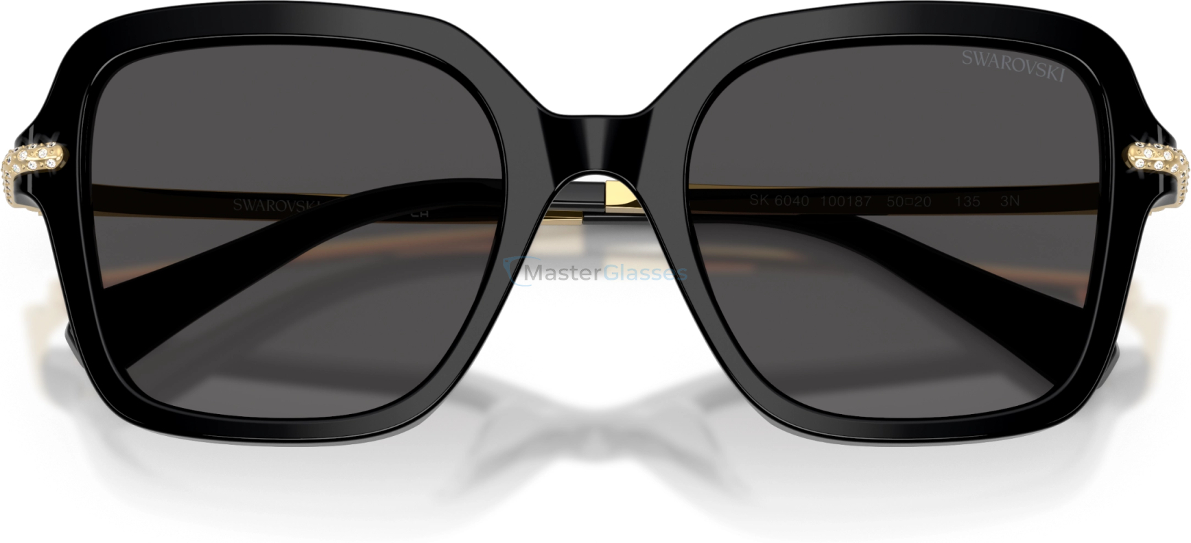 Солнцезащитные очки Swarovski SK6040 100187 Black