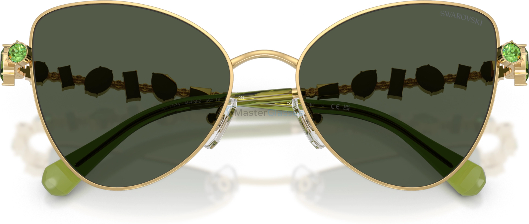 Солнцезащитные очки Swarovski SK7034 404G82 Gold