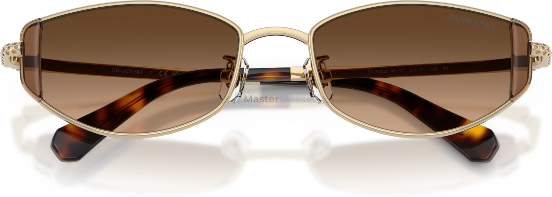 Солнцезащитные очки Swarovski SK7035D 401374 Gold