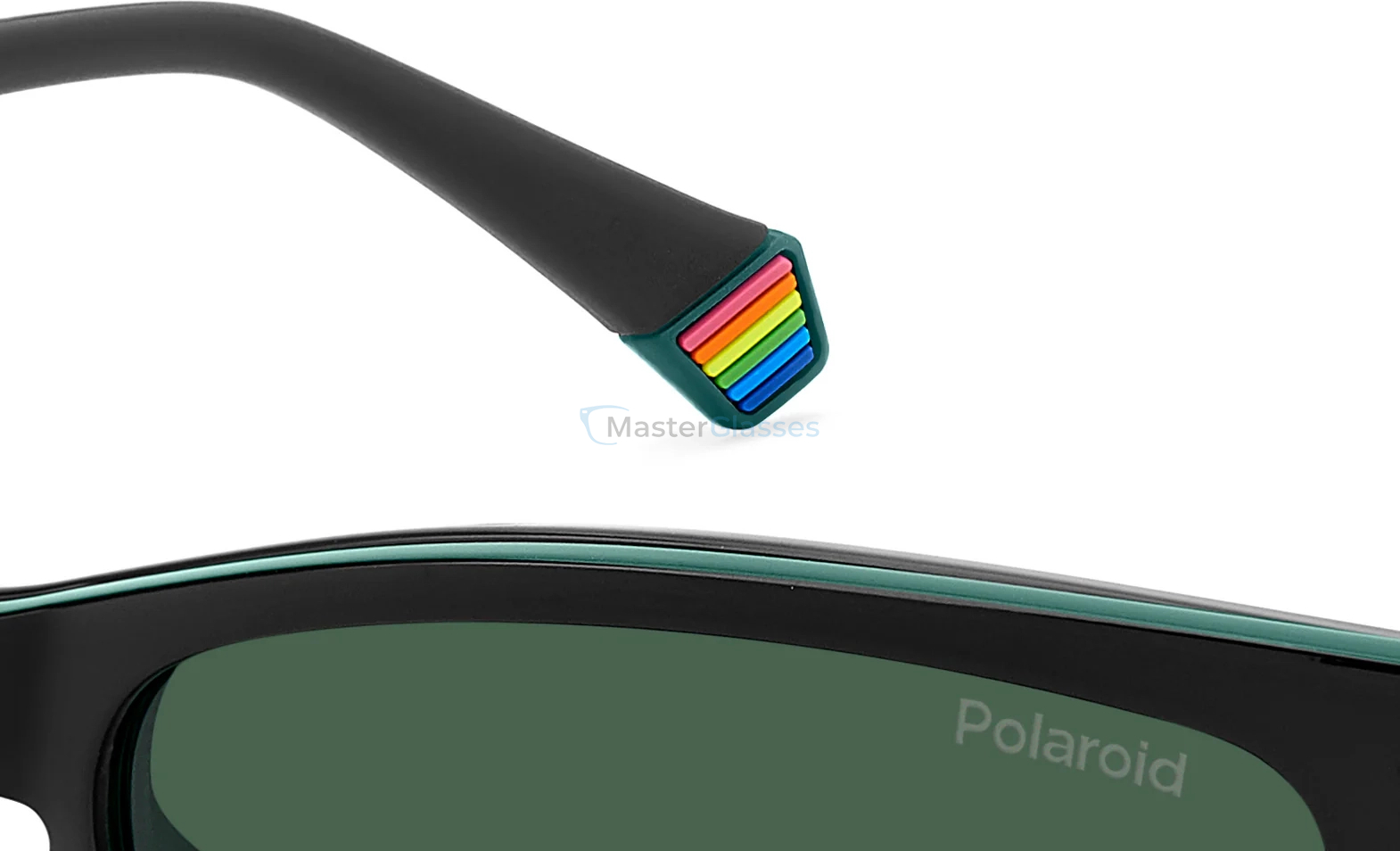 Оправа с солнцезащитным клипоном POLAROID PLD 6139/CS 7ZJ Black Green