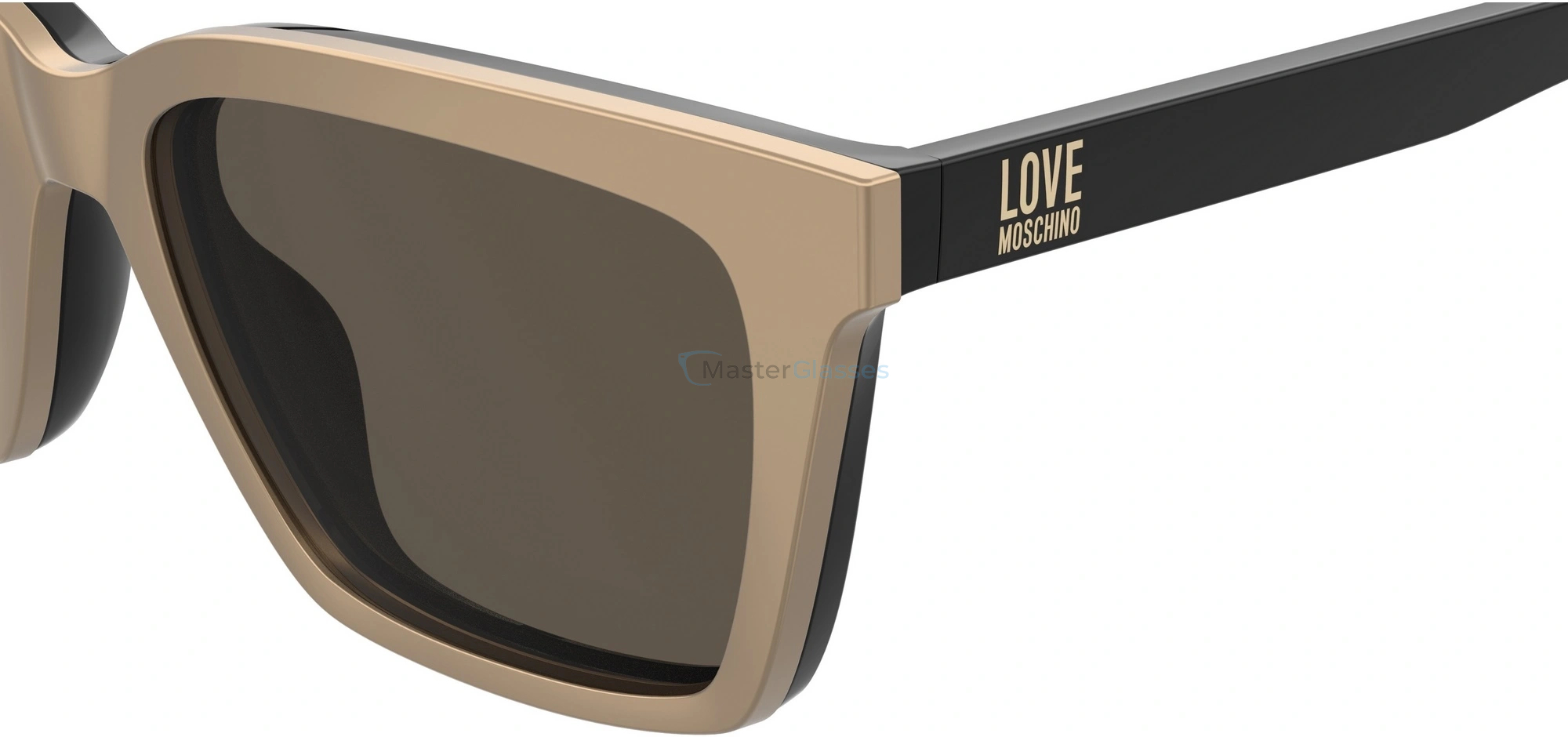 Оправа с солнцезащитным клипоном MOSCHINO LOVE MOL661/C R60 Black Brown