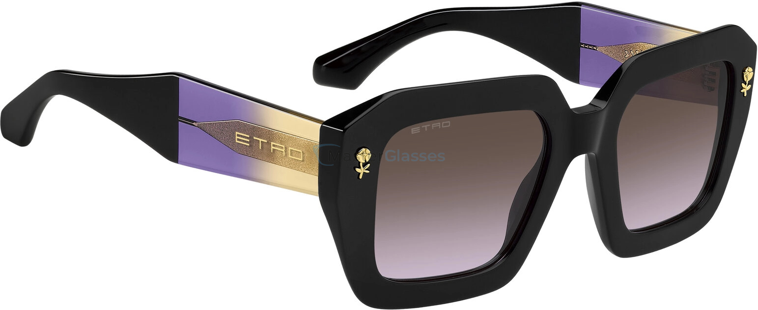 Солнцезащитные очки ETRO 0114/S HK8 Black Violet