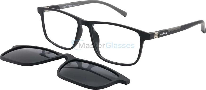 Детская оправа с солнцезащитным клипоном VENTOE CL VS4412 11BLK