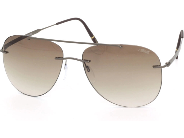 Silhouette 8751 6040 59/15 Rimless Shades Canatara