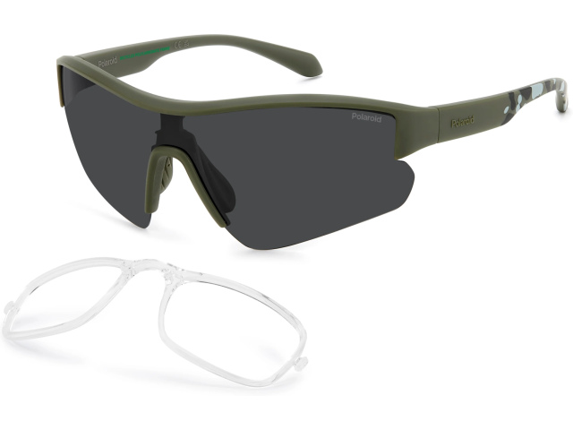 с медицинским клипоном POLAROID PLD 7061/CI/S DLD Matte Green
