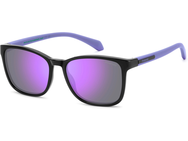 POLAROID KIDS PLD 8077/S 1X2 Black Lilac