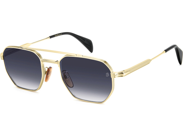 DAVID BECKHAM DB 1229/S RHL Gold Black 2