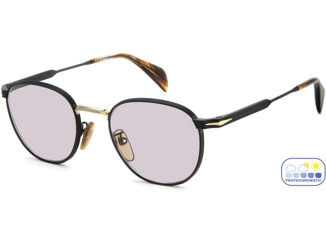 DAVID BECKHAM DB 1228/S I46 Matte Black Gold
